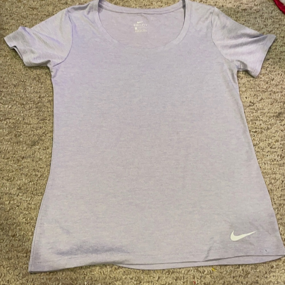 Nike Dri-Fit light purple short sleeve shirt